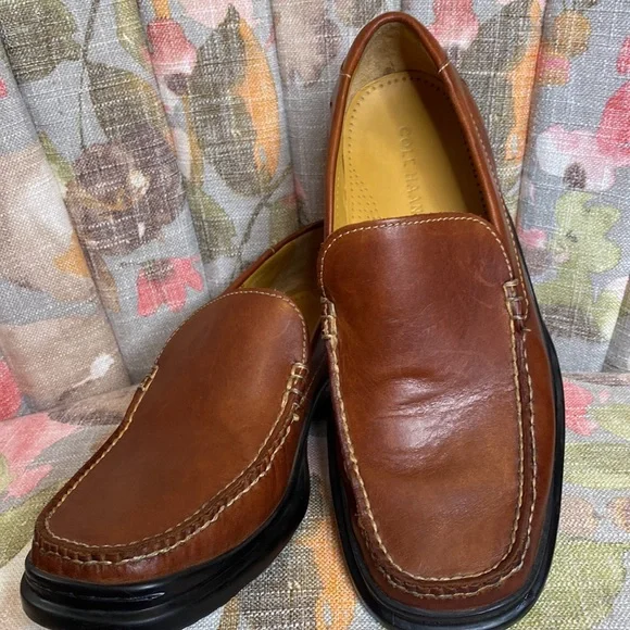 Cole Hann Men’s Leather Loafers Shoes Size 8 Medium EUC Men main image 2